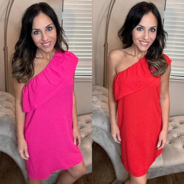 🔥HALF OFF SALE🔥Jess Lea Simple Moment One Shoulder Dress