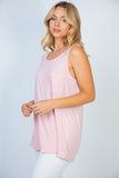 🔥HALF OFF SALE🔥Blush Oversized Flowy Pocket Tee