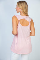 🔥HALF OFF SALE🔥Blush Oversized Flowy Pocket Tee