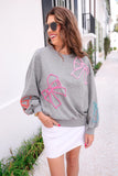 PREORDER - Jess Lea Belle Braided Bow Sweatshirt