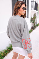 PREORDER - Jess Lea Belle Braided Bow Sweatshirt