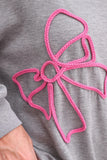 PREORDER - Jess Lea Belle Braided Bow Sweatshirt