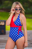 PREORDER - Liberty Wave Halter Swimsuit