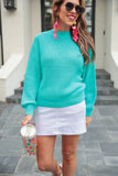 PREORDER - Jess Lea Turquoise Sweet As Sugar Sweater