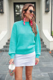 PREORDER - Jess Lea Turquoise Sweet As Sugar Sweater