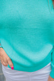 PREORDER - Jess Lea Turquoise Sweet As Sugar Sweater