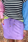 PREORDER - Jess Lea Solid Lavender Skort