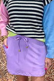 PREORDER - Jess Lea Solid Lavender Skort