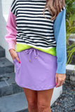 PREORDER - Jess Lea Solid Lavender Skort