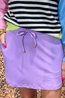 PREORDER - Jess Lea Solid Lavender Skort