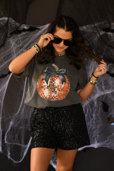 PREORDER - Disco Pumpkin Graphic Tee in Youth & Adult
