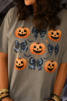 PREORDER - Pumpkin & Bows Graphic Tee in Youth & Adult