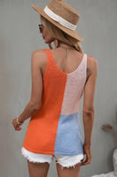 V-Neck Sleeveless Spring Sweater