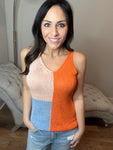 V-Neck Sleeveless Spring Sweater