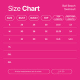 PREORDER - Bali Beach Two Piece Swimsuit - Blue/Pink