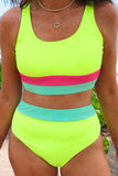 PREORDER - Jess Lea Shades Of Summer Two Piece Swimsuit - Neon Lime