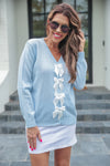 Jess Lea Juliet Button Up Bow Cardigan