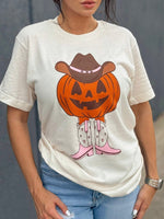 🔥NEW ARRIVAL SPECIAL🔥Cowgirl Pumpkin Tee