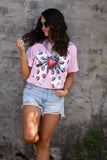 PREORDER - Strawberry Bow Graphic Top
