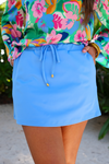 PREORDER - Jess Lea Solid Dusty Blue Skort