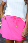 PREORDER - Jess Lea Solid Neon Pink Skort