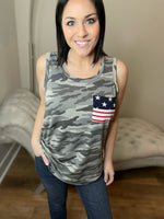 Camo Star & Stripes Tank Top