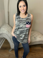 Camo Star & Stripes Tank Top