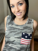 Camo Star & Stripes Tank Top