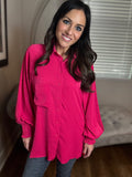 Jess Lea Carter Pink Smocked Top