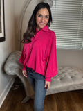 Jess Lea Carter Pink Smocked Top