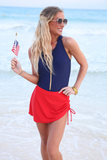 PREORDER - S-XL Walk On The Beach Skirt Coverup In Red