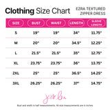 PREORDER - Jess Lea Ezra Textured Zipper Dress - Americana