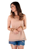 XL XXL Jess Lea Neutral Color Indie Razorback Cami
