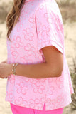 PREORDER - Jess Lea Millie Burn Out Tee - Flowers