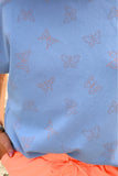 PREORDER - Jess Lea Millie Burn Out Tee - Butterflies