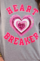 PREORDER - Jess Lea Heart Breaker Sequin Pullover