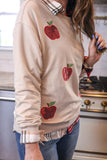 PREORDER - Jess Lea Apple Orchard Sequin Sweatshirt