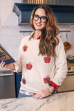 PREORDER - Jess Lea Apple Orchard Sequin Sweatshirt