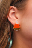 PREORDER - Jess Lea Candy Corn Stud Earrings - 2 Colors