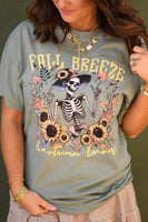 PREORDER - Fall Breeze Autumn Leaves Graphic Top