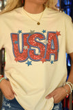PREORDER - USA Stars Faux Graphic Tee