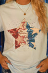 PREORDER - Faux Sequin Star Tee in Youth & Adult