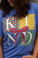 PREORDER - Kind Autism Bow Graphic Tee in Youth & Adult