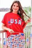PREORDER - Jess Lea USA Foil Luxe Top