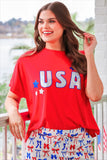PREORDER - Jess Lea USA Foil Luxe Top