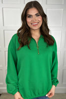 PREORDER - Levi Ribbed Quarter Zip Pullover