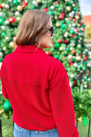 PREORDER - Levi Ribbed Quarter Zip Pullover