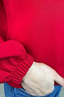 PREORDER - Levi Ribbed Quarter Zip Pullover