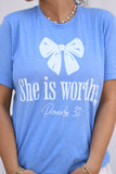 PREORDER - She Is Worthy Graphic Tee