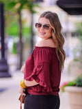 M L Jess Lea Aruba Off The Shoulder Top